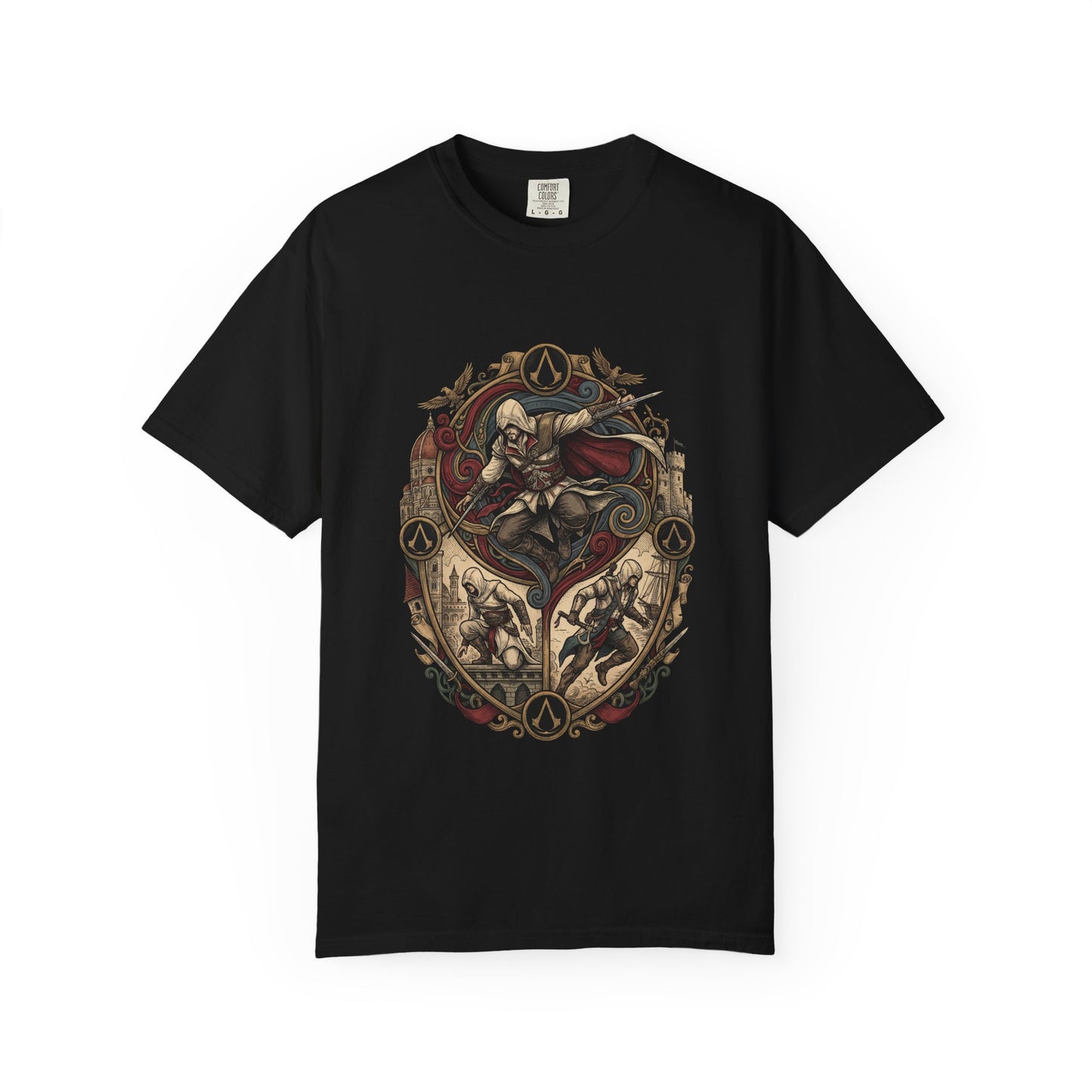Ezio Auditore Hidden Blade Renaissance Warrior Premium T-Shirt