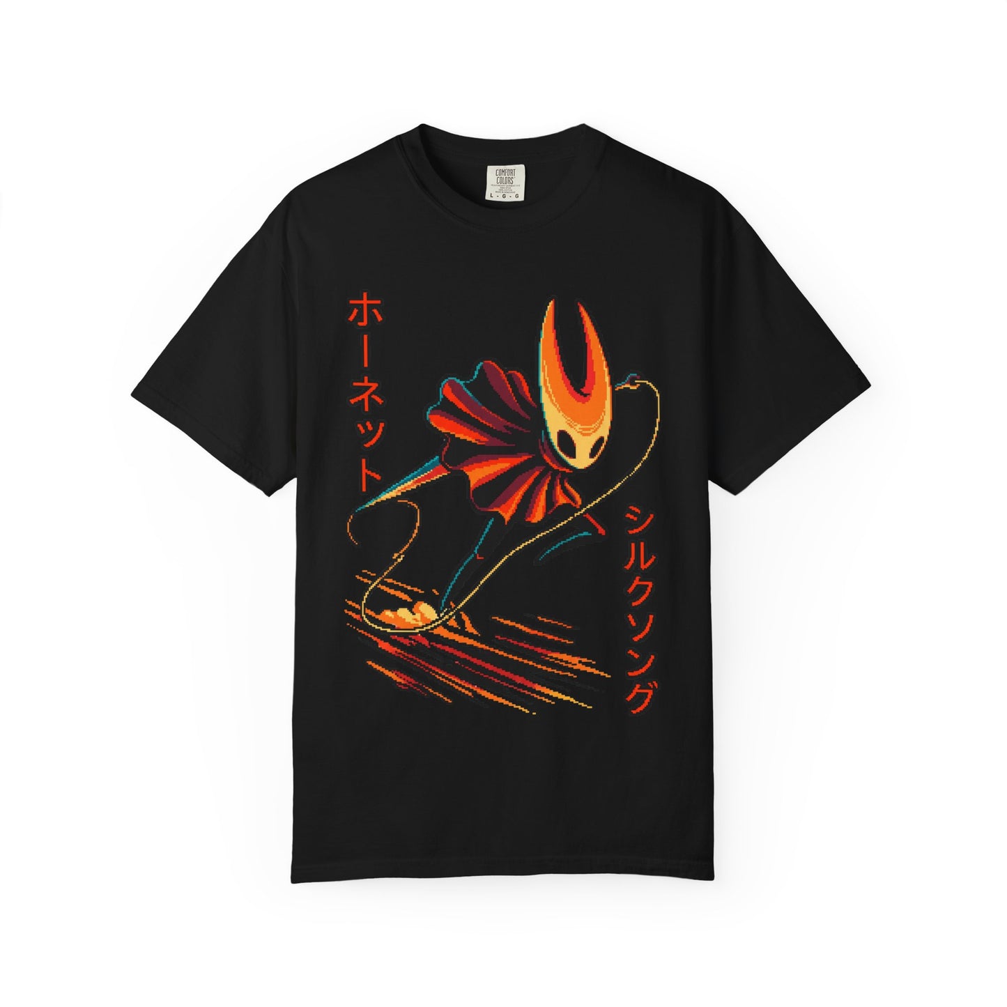 Hornet Silksong Vaporwave – Neon Needle Princess Premium T-Shirt