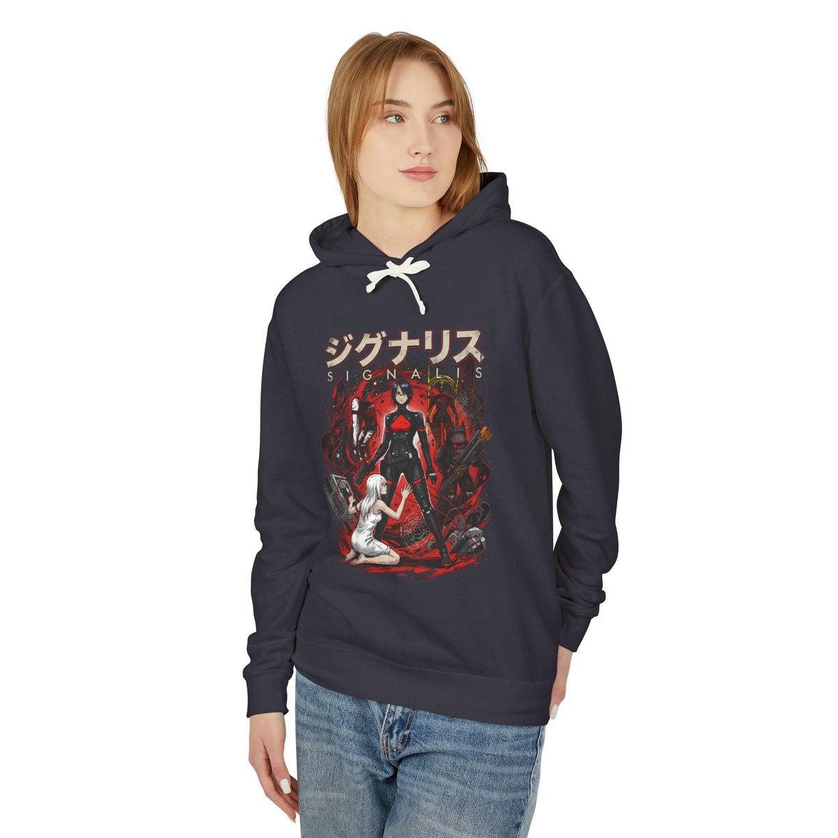 Signalis Eusan Nation Propaganda Surveillance Dystopia Art Unisex Premium Hoodie
