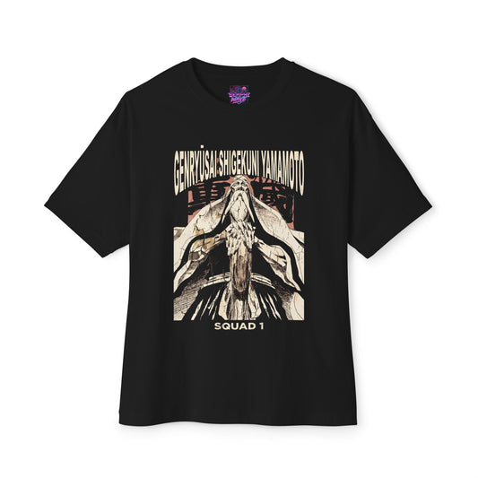Yamamoto Genryusai Bleach Anime Vintage Bootleg Rap Tee - Oversized Premium Tee
