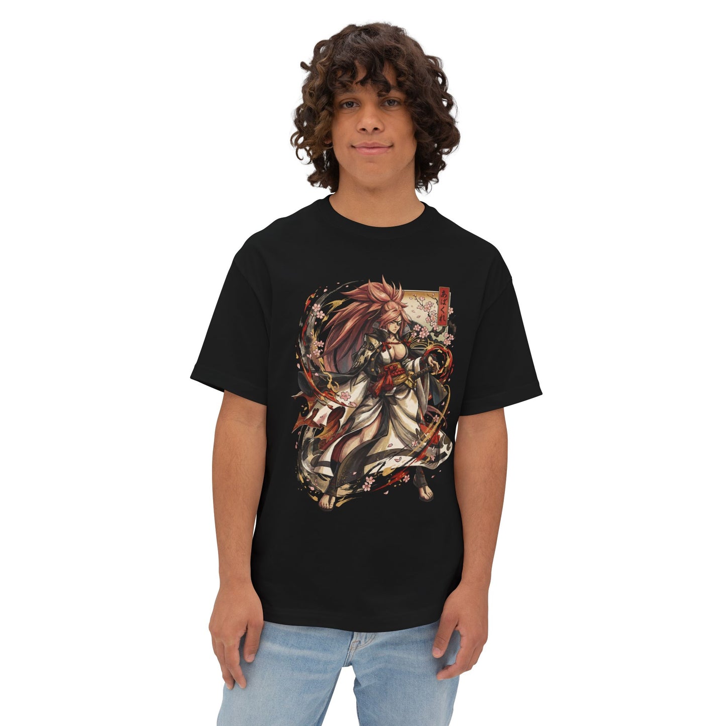 Baiken Guilty Gear: Unfaltering Awakened Samurai Premium Oversized Unisex T-Shirt