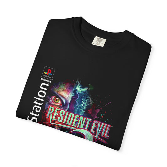 Resident Evil Original Richard Aiken Weird Gun Retro Box Art Tribute Premium T-Shirt