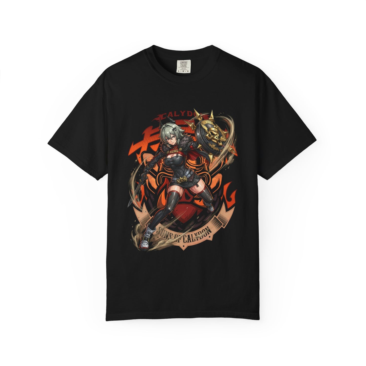 ZZZ Caesar King Cleavage Accents Biker Warrior Premium T-Shirt
