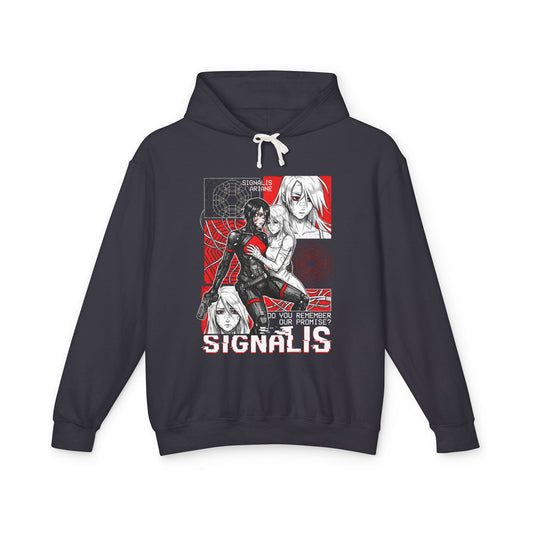 Signalis PS1 Throwback Survival Horror Aesthetic Portrait Unisex Premium Hoodie