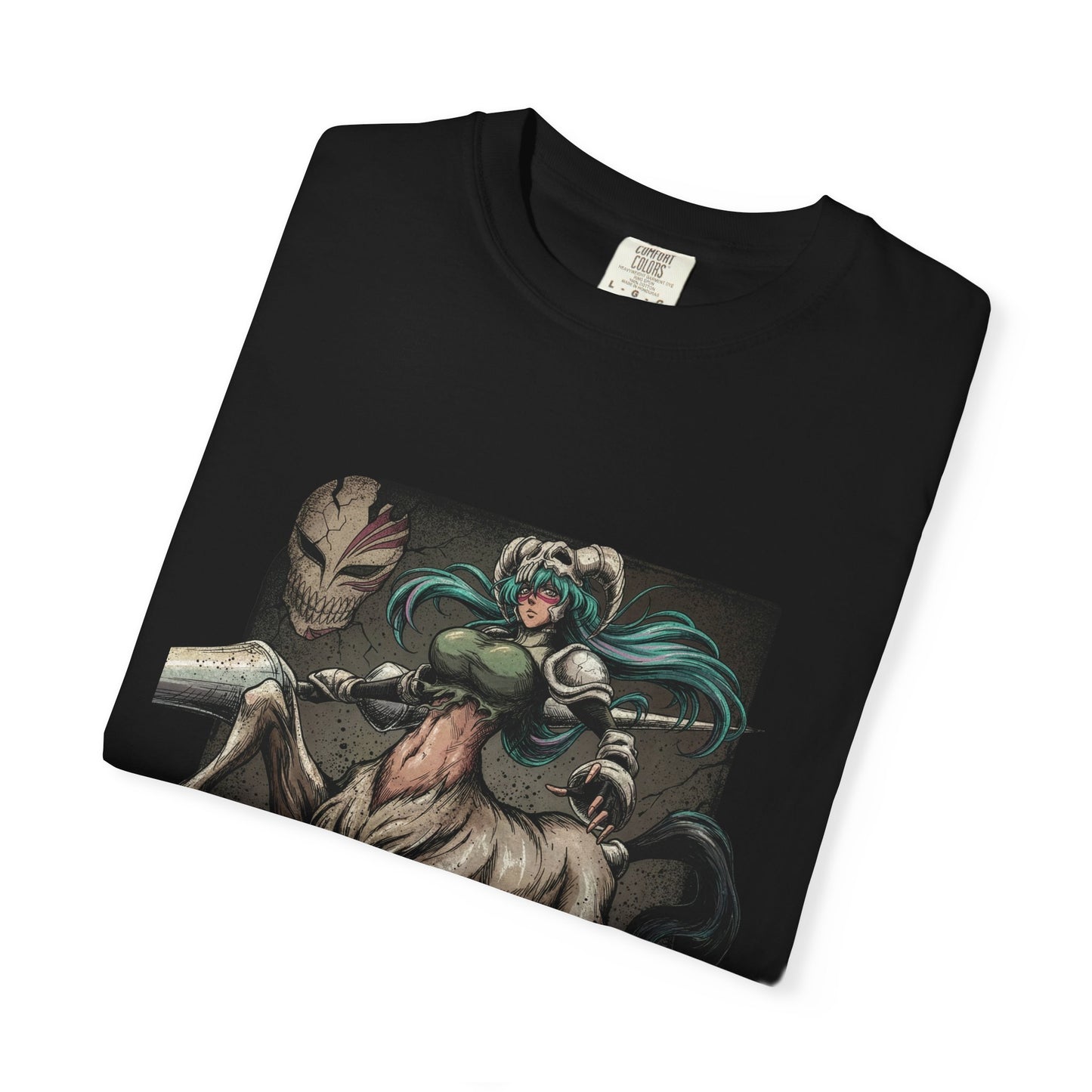 Curvaceous Espada Inspired Style – Long Wavy Green Hair Adult Form Art Premium T-Shirt