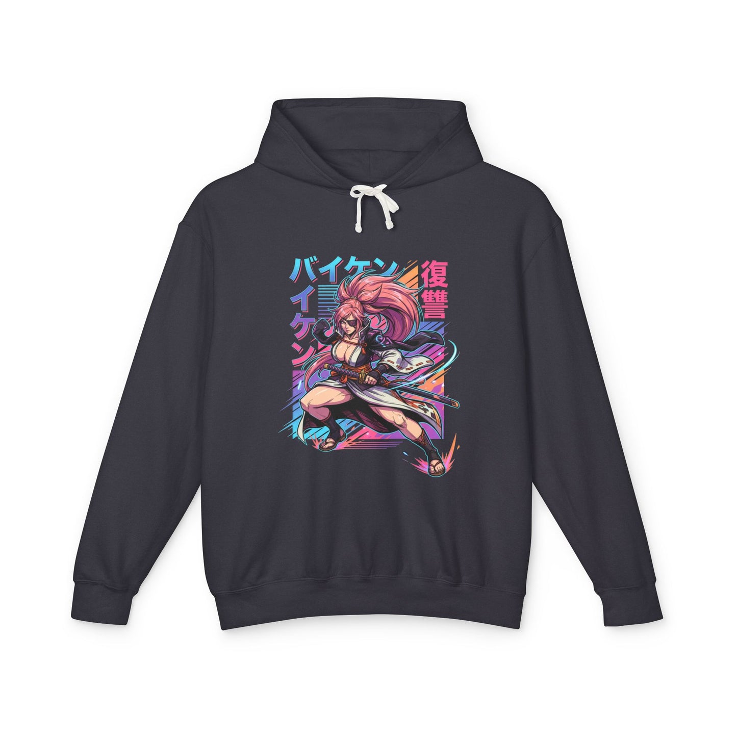 Guilty Gear Baiken Vaporwave Design Unisex Premium Hoodie
