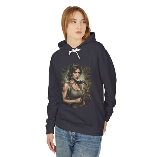 Lara Croft | Turquoise Tank Retro Tomb Raider Fan Apparel Hoodie