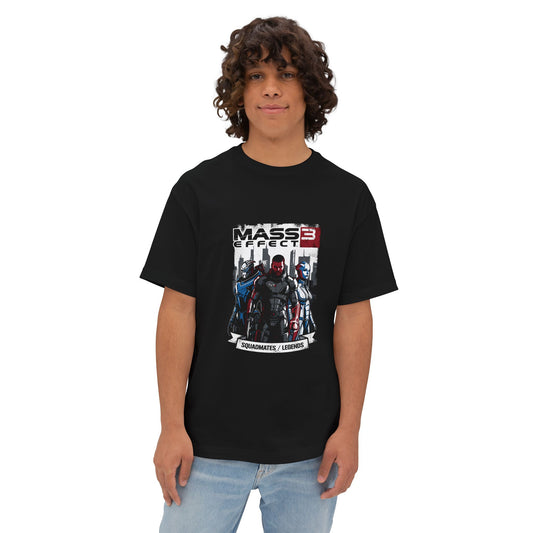 Commander Shepard Bold Renegade Decisions That Define Legends Premium Oversized Unisex T-Shirt