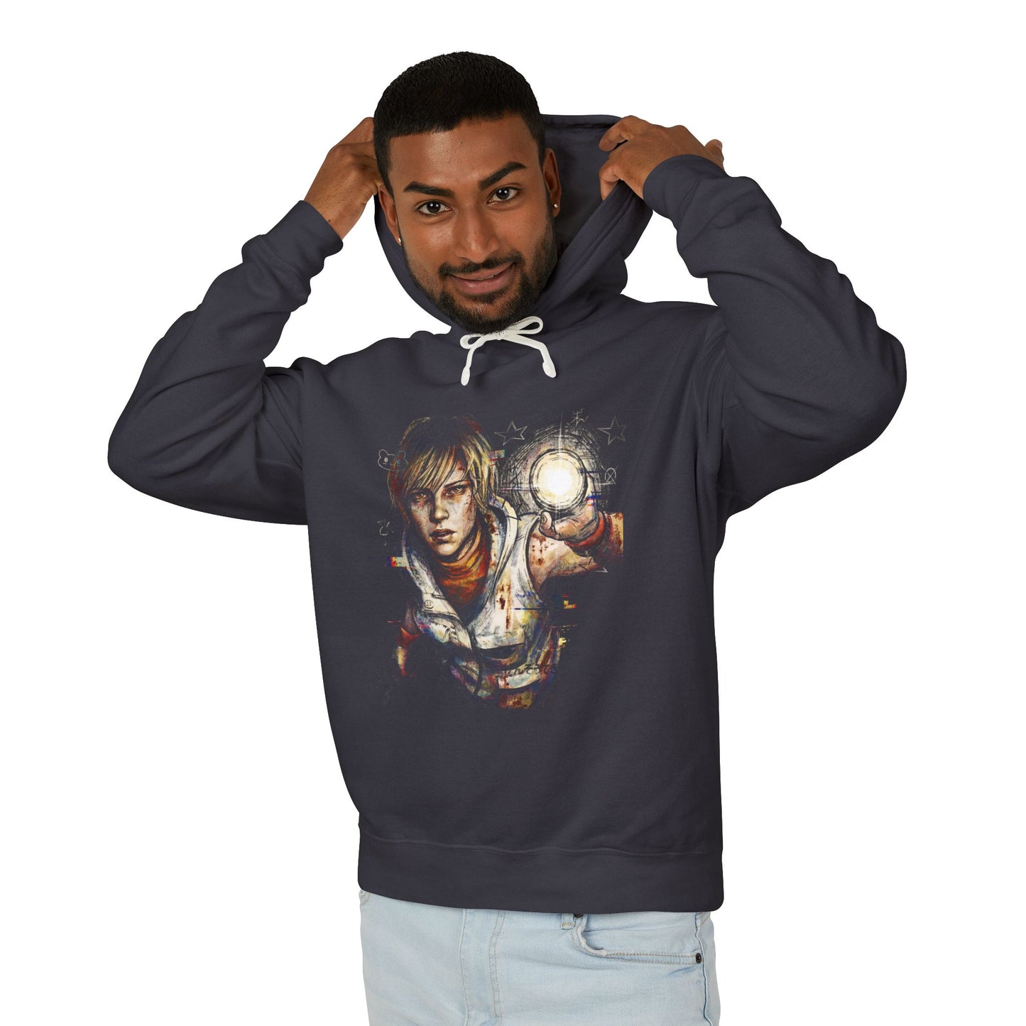 Silent Hill 3 Heather Mason God Fetus Horror Aesthetic Unisex Premium Hoodie
