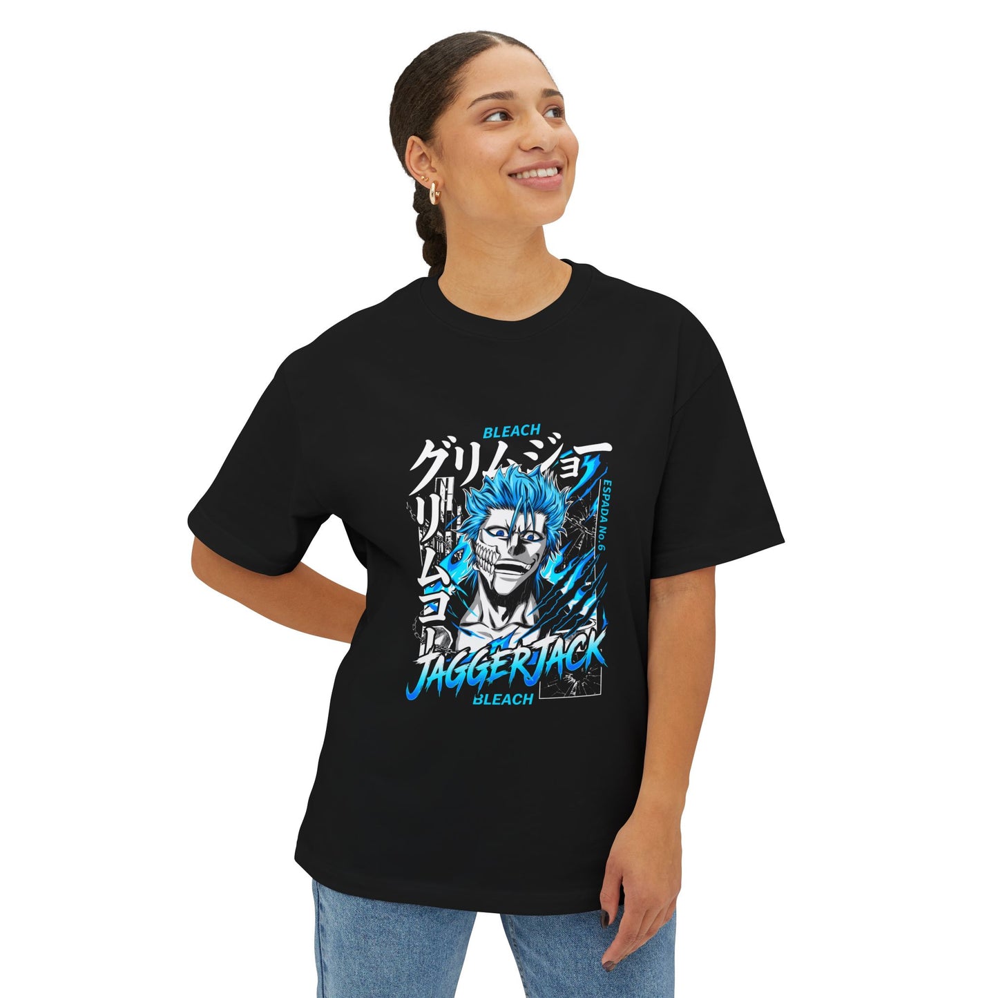 Grimmjow Claw Strike Battle Beast Premium Oversized Unisex T-Shirt