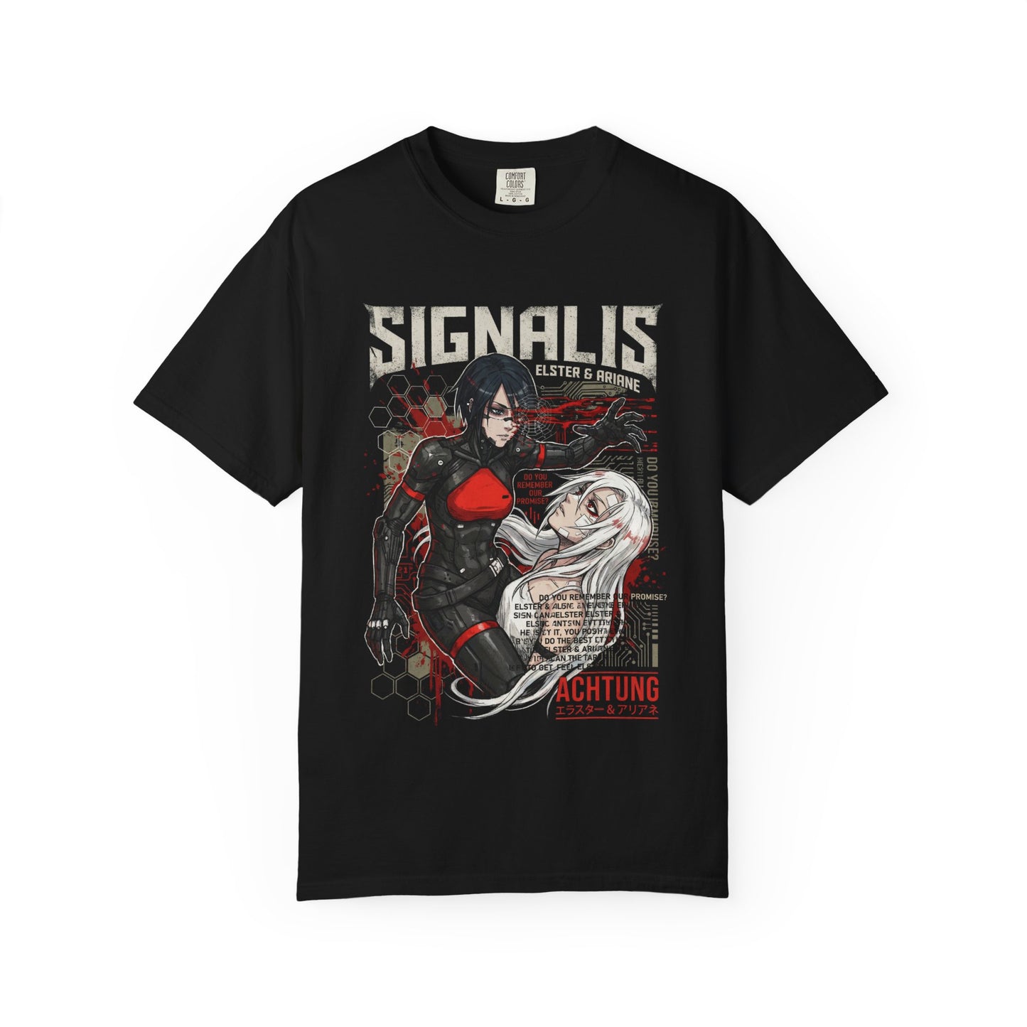 Signalis Eusan Nation Propaganda Surveillance Dystopia Art Premium T-Shirt