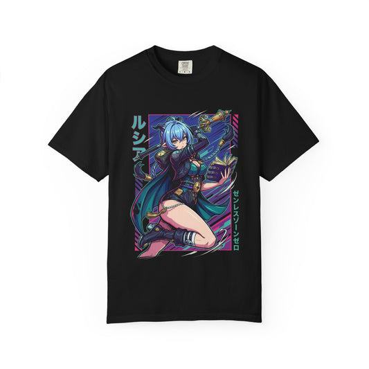 Zenless Zone Zero Lucia Elowen Vaporwave Prosthetic Premium T-Shirt