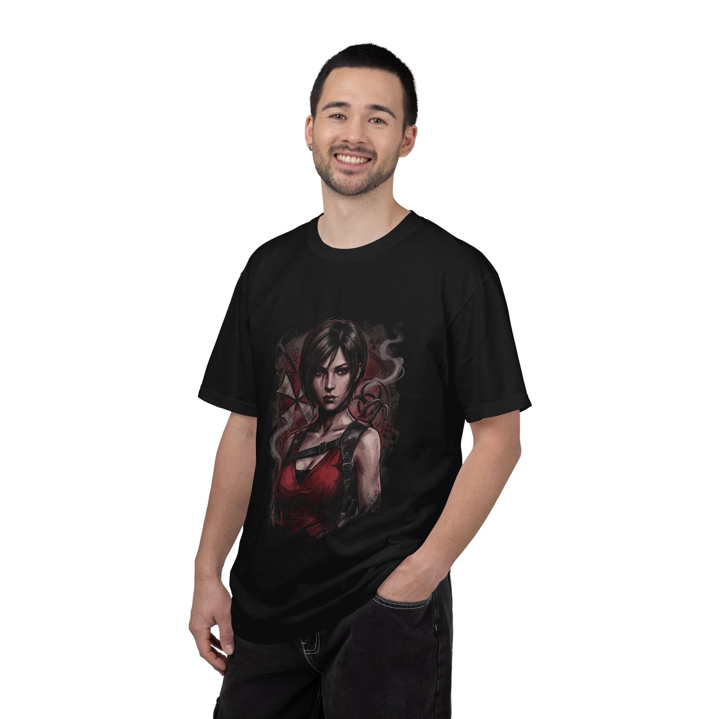 Resident Evil Ada Wong Grunge Horror Design beautiful heroine Premium T-Shirt