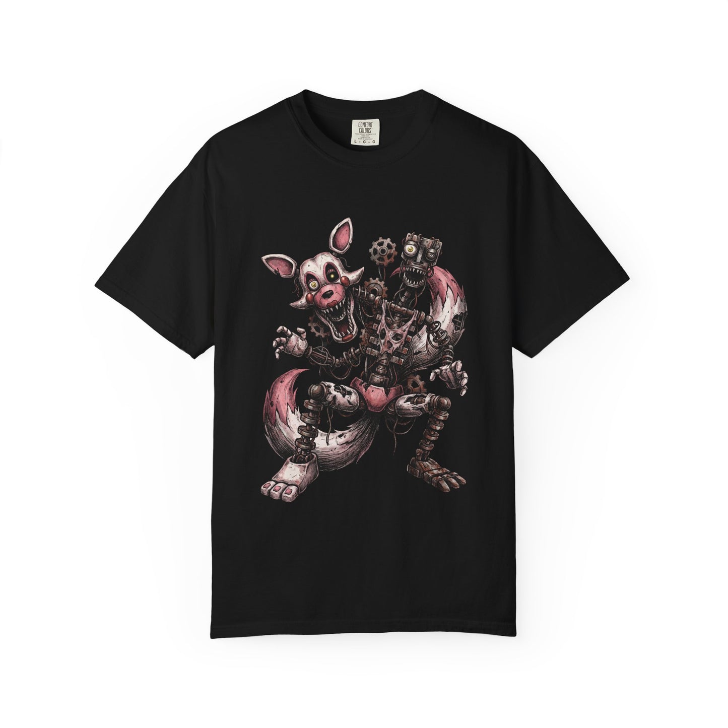 Mangle White Fox Pink Accents Horror Icon Premium T-Shirt