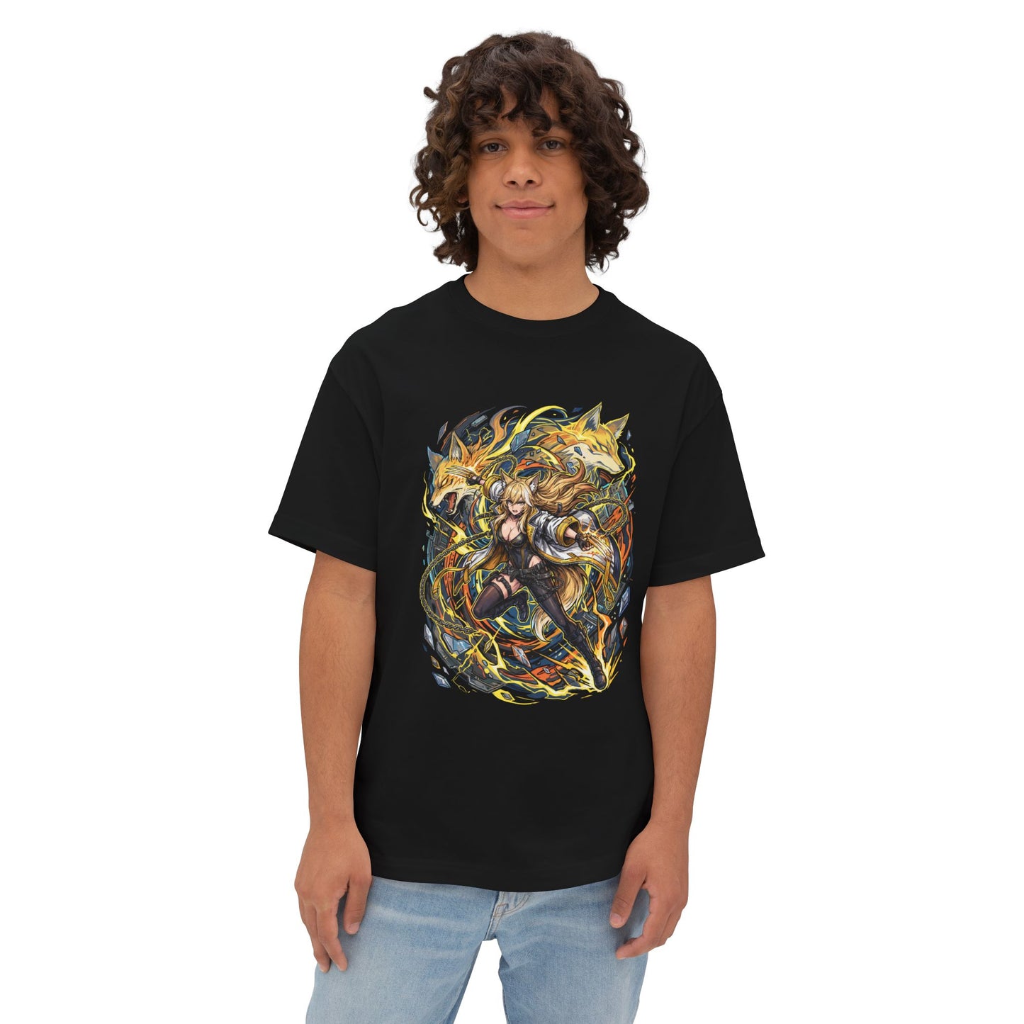 Frost Shield & Glacial Iron Fist Magna Epic Art Premium Oversized Unisex T-Shirt