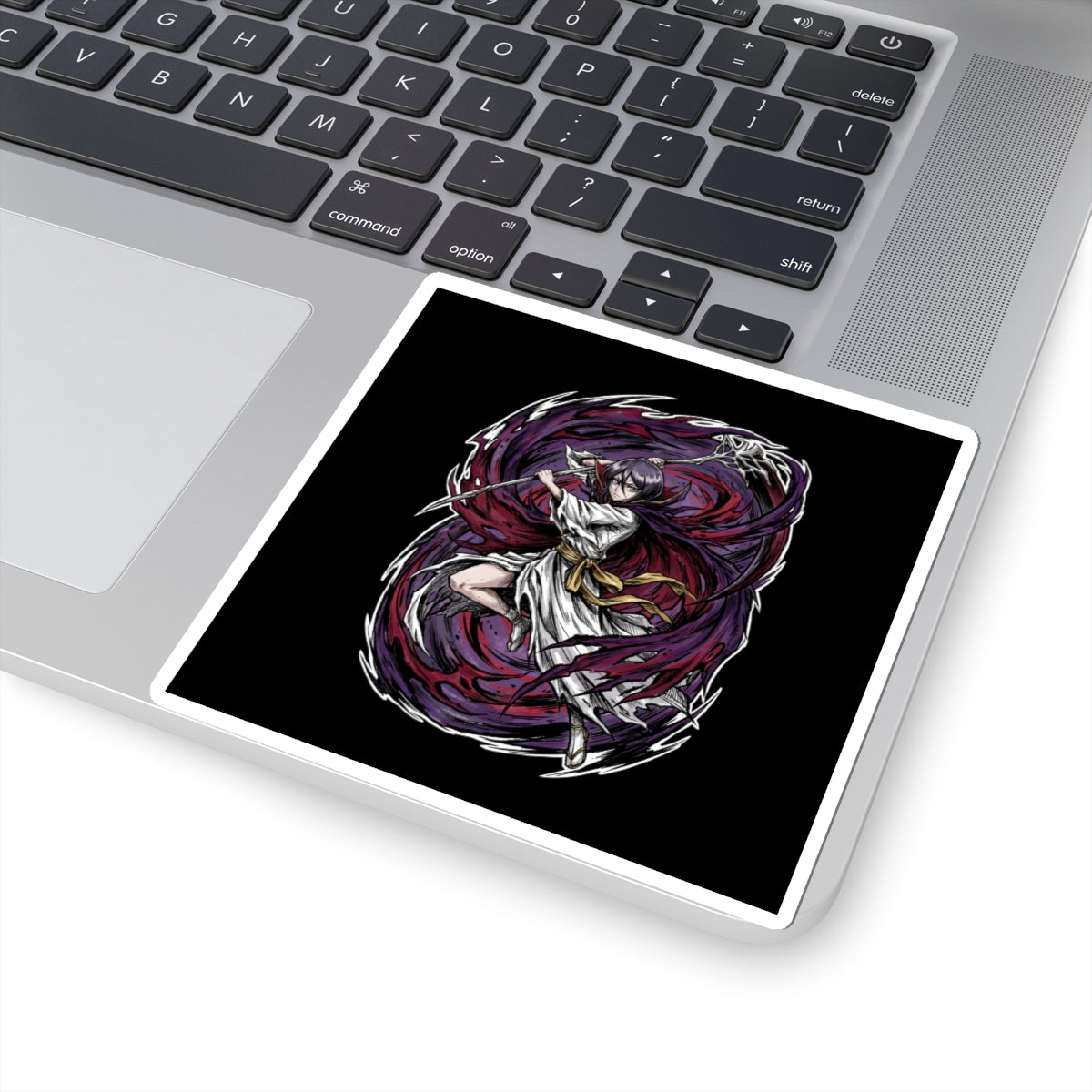 Rukia Kuchiki Bleach Lieutenant Fan Art Portrait Sticker
