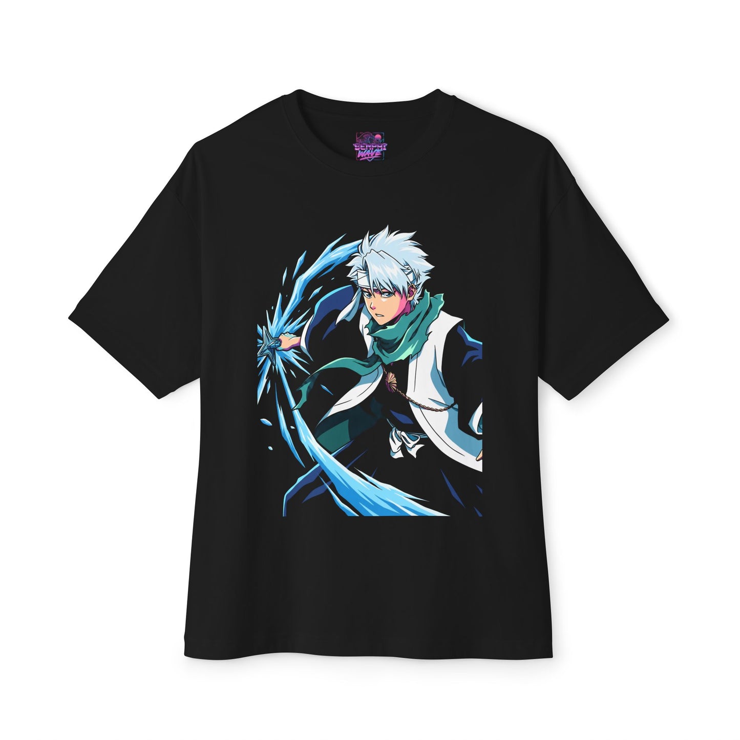 Toshiro Hitsugaya Bleach Soul Reaper Anime Graphic Tee - Oversized Premium Tee