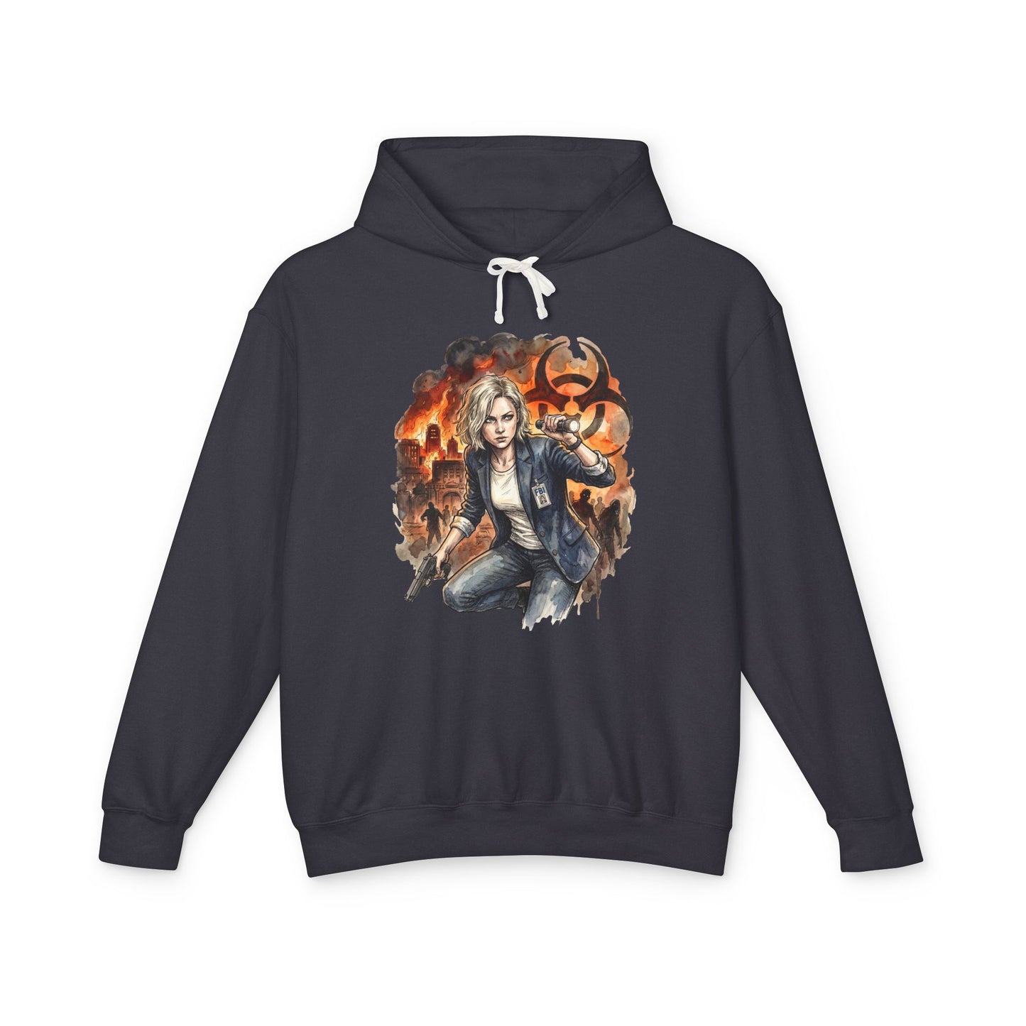 Grace Ashcroft Resident Evil Requiem FBI Analyst Protagonist Design Unisex Premium Hoodie