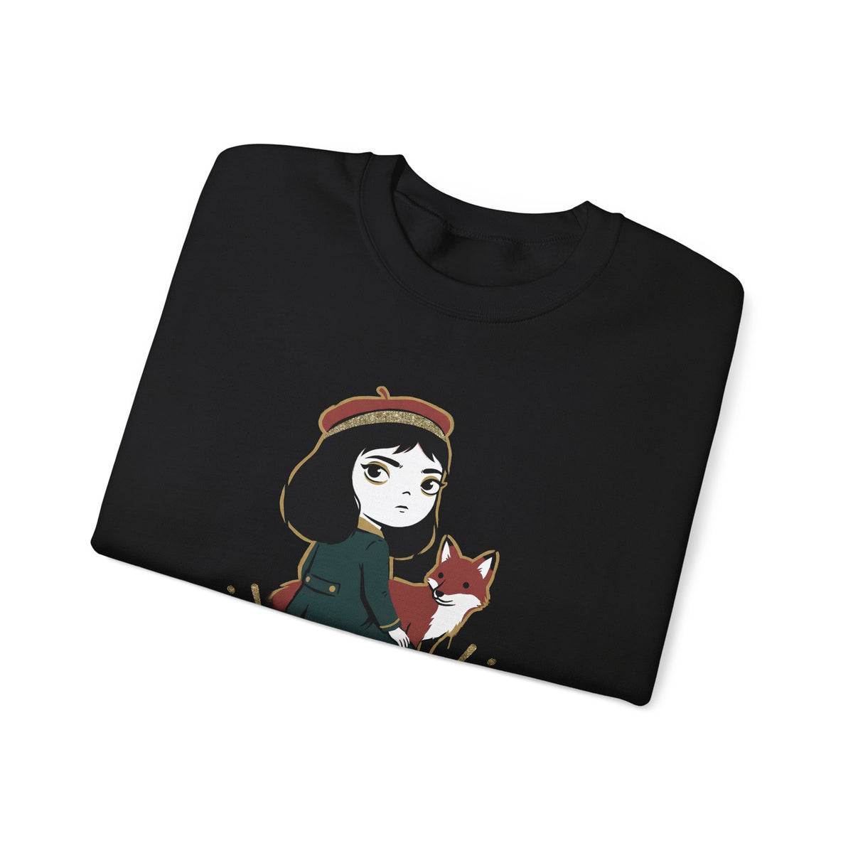 Little Misfortune Fox Friend Logo Crewneck Sweatshirt