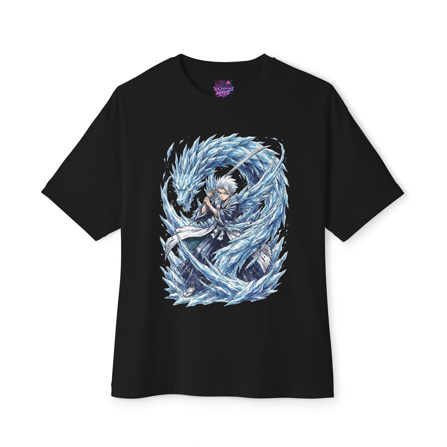 Tōshirō Hitsugaya Bleach 10th Division Captain Fan Art Premium Oversized Unisex T-Shirt