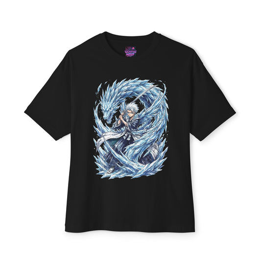 Tōshirō Hitsugaya Bleach 10th Division Captain Fan Art Premium Oversized Unisex T-Shirt