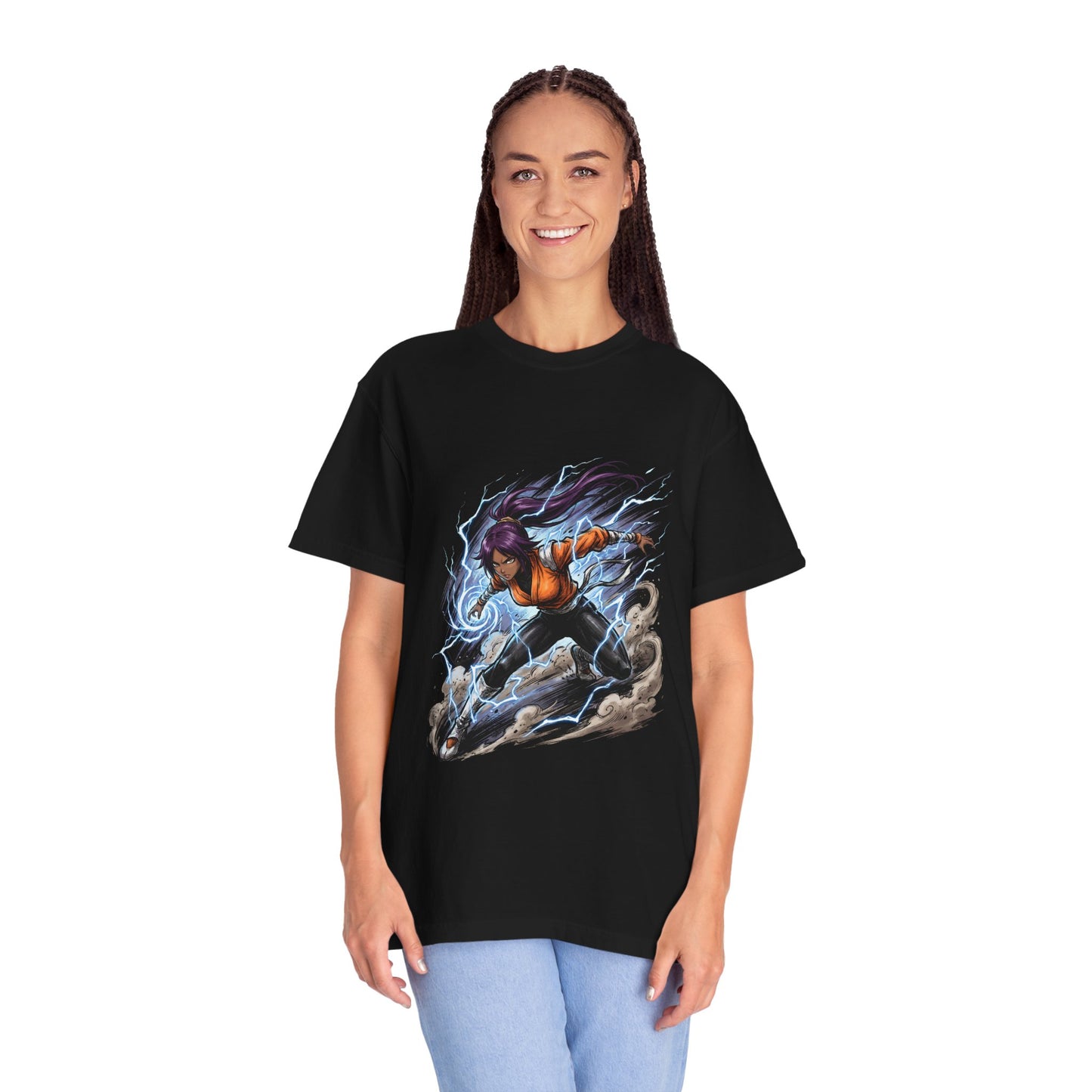 Bleach Yoruichi Shihouin Onmitsukidō Commander Stealth Forces Design Premium T-Shirt