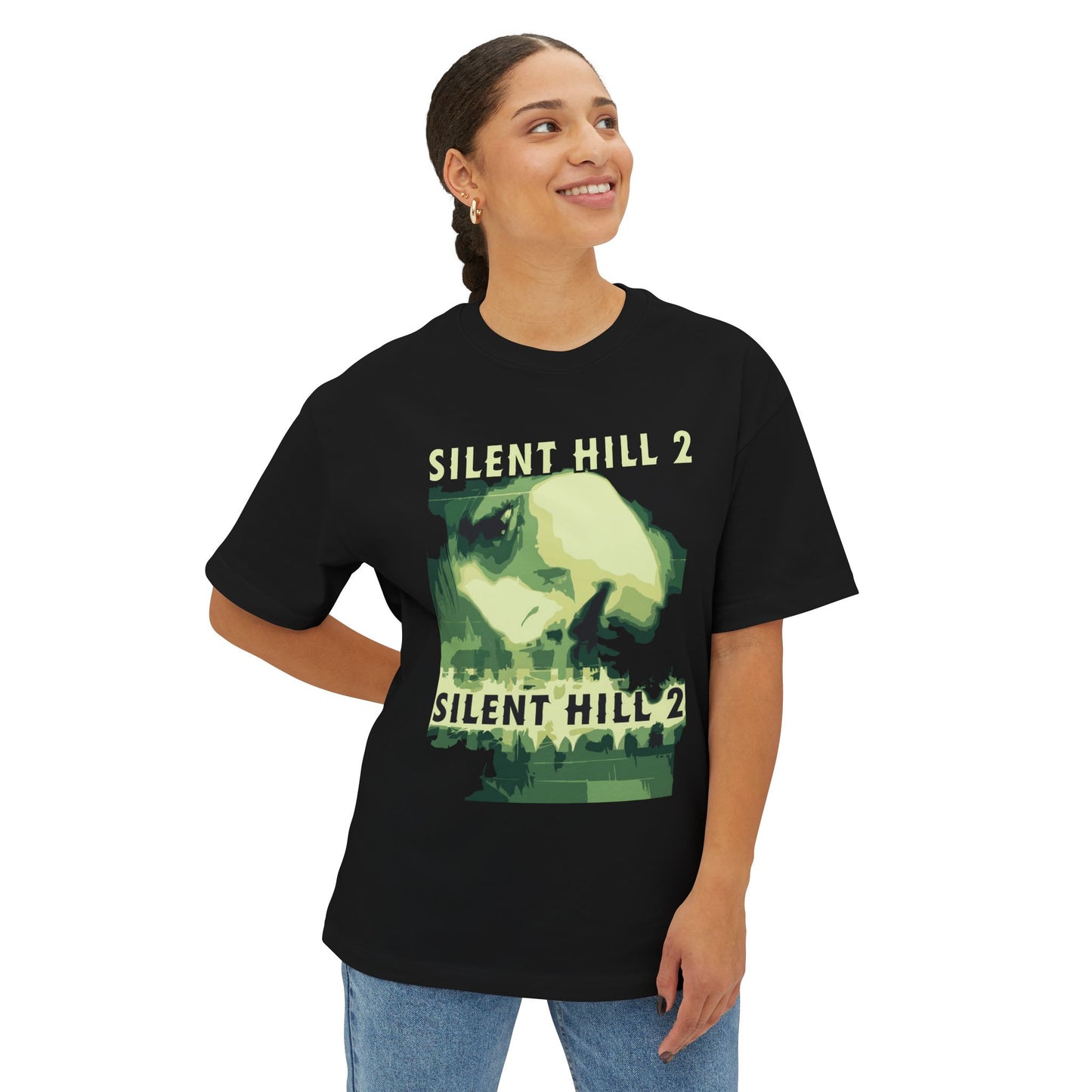 Silent Hill 2: Maria & Mary Reflection Premium Oversized Unisex T-Shirt