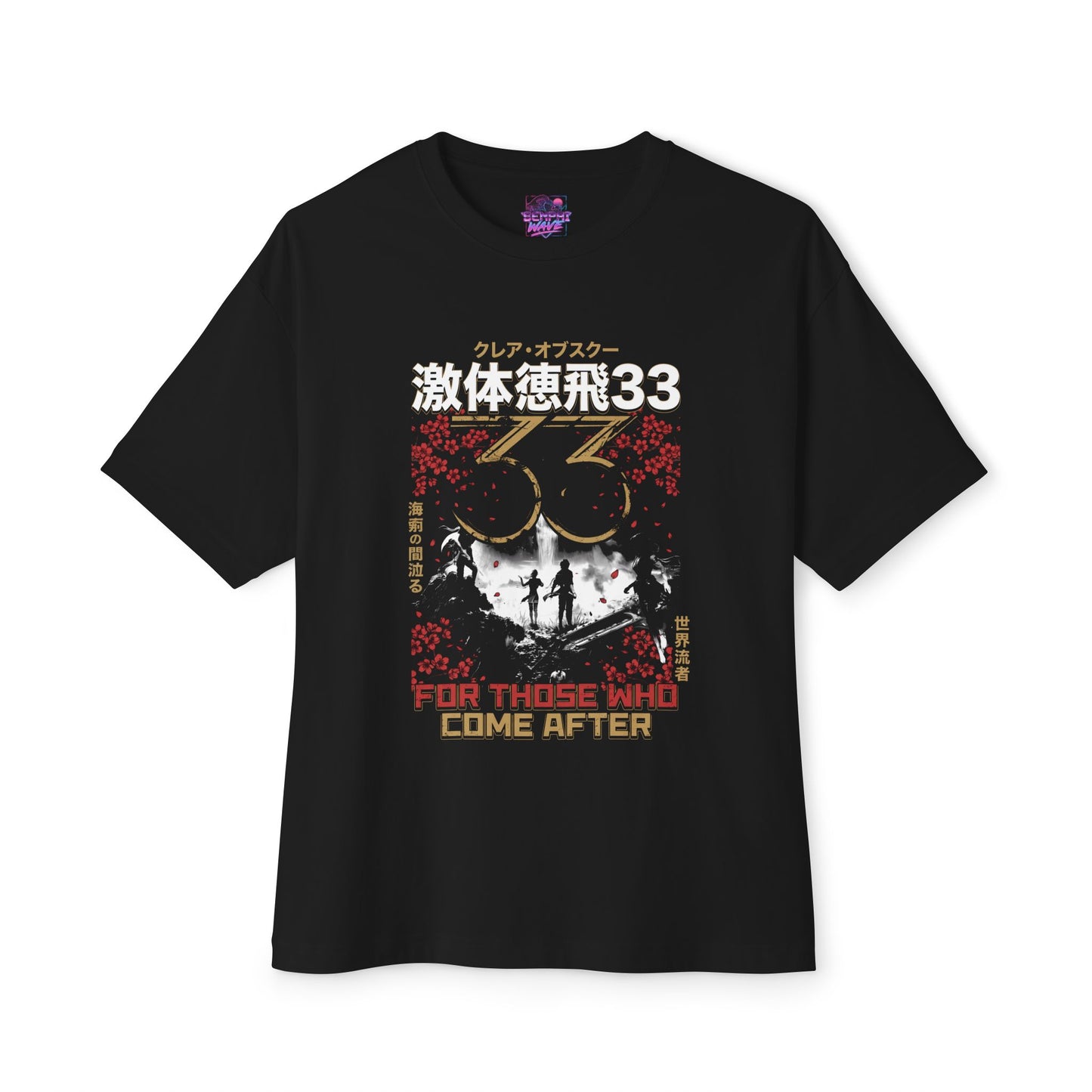 Expedition 33 Streetwear: Gorgeous Red Petal Bloom Premium Oversized Unisex T-Shirt
