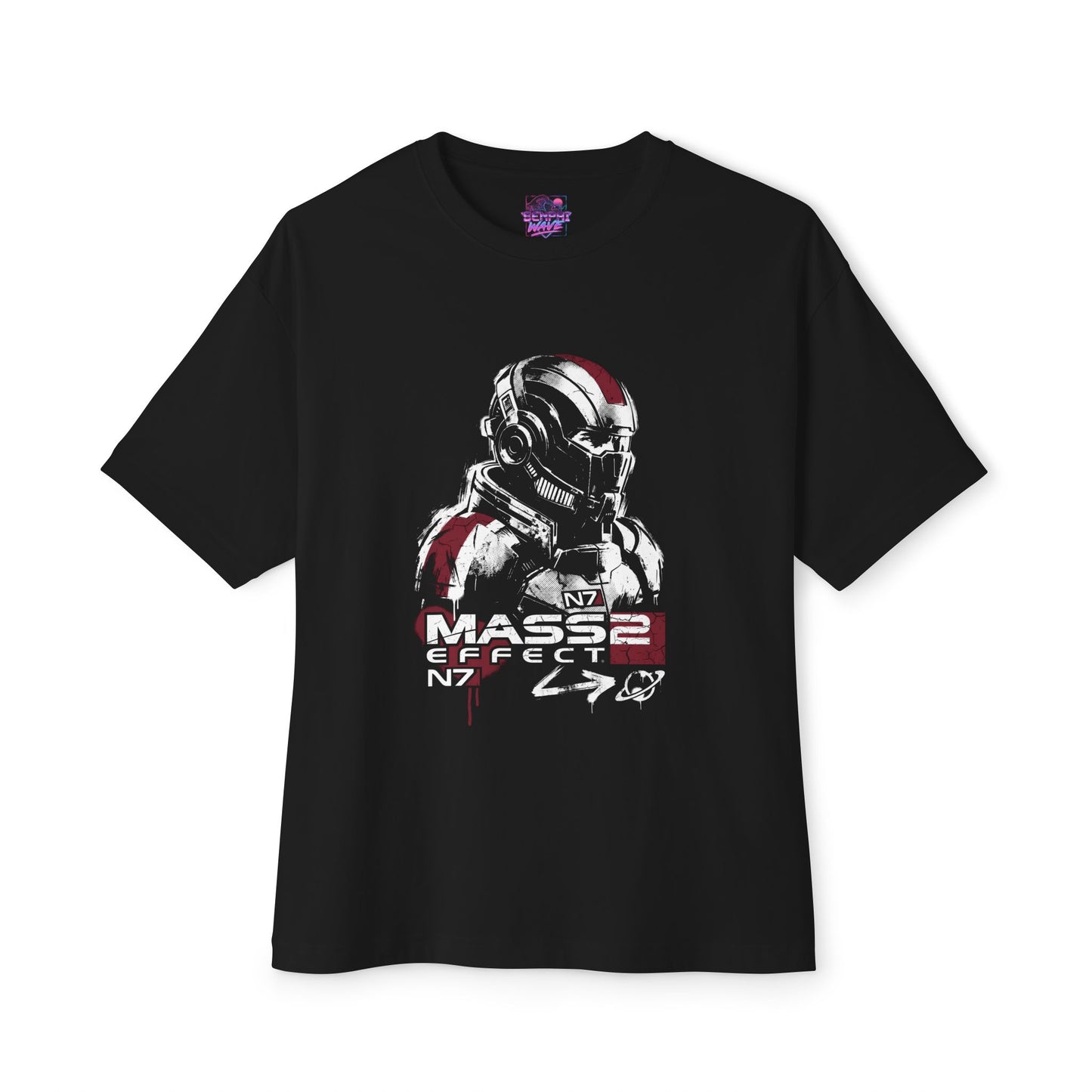 Mass Effect Biotic Powerhouse Commander Shepard Premium Oversized Unisex T-Shirt