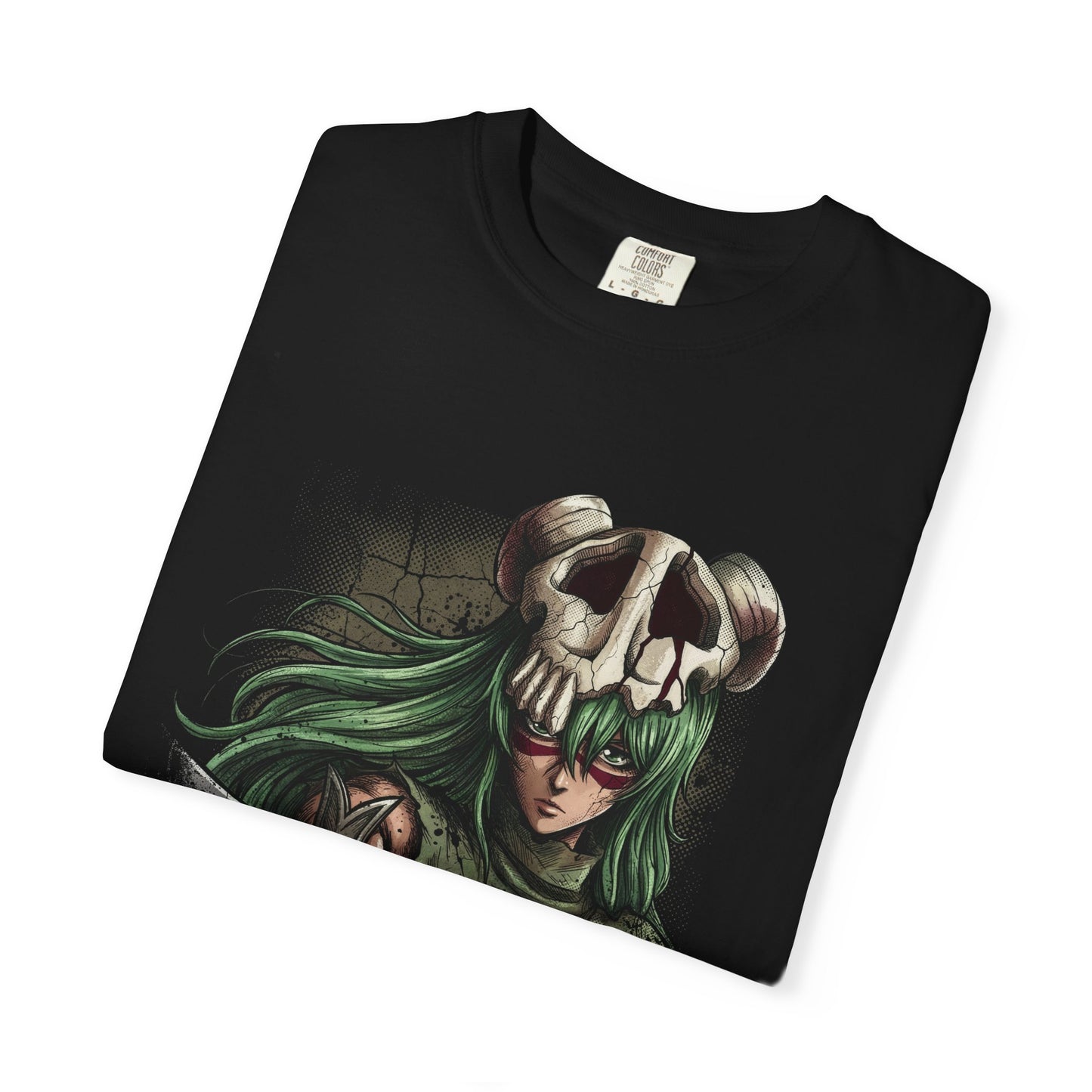 Green Haired Hollow Empress Inspired – Scarred Face Crimson Mark Dynamic Art Premium T-Shirt