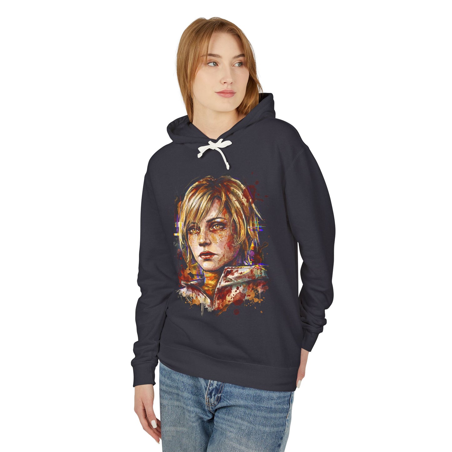 Heather Cheryl Mason Silent Hill 3 Plaid Skirt Combat Boots Art Unisex Premium Hoodie