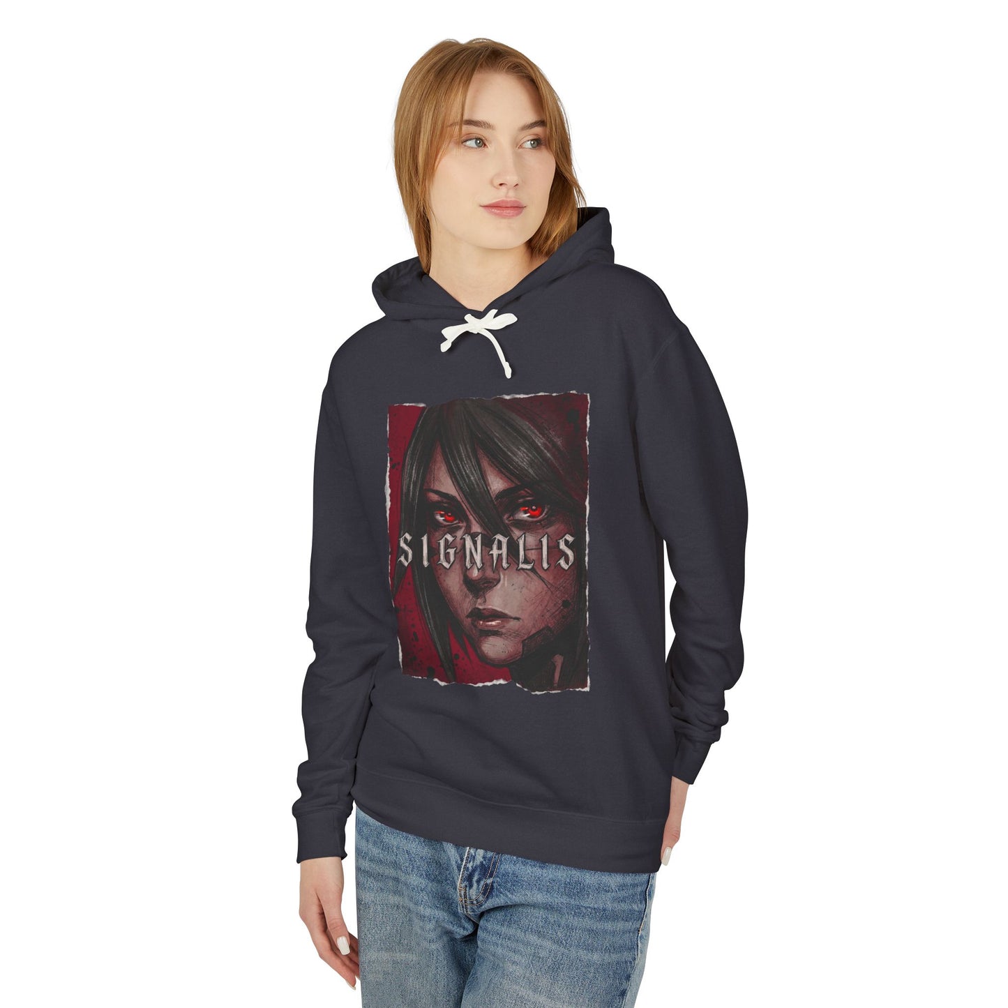 Signalis Cosmic Secret Unravel Mystery Horror Aesthetic Design Unisex Premium Hoodie