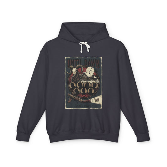 Sam Until Dawn Fan Design – Brave Survivor Axe Wielding Hero Pose Unisex Premium Hoodie