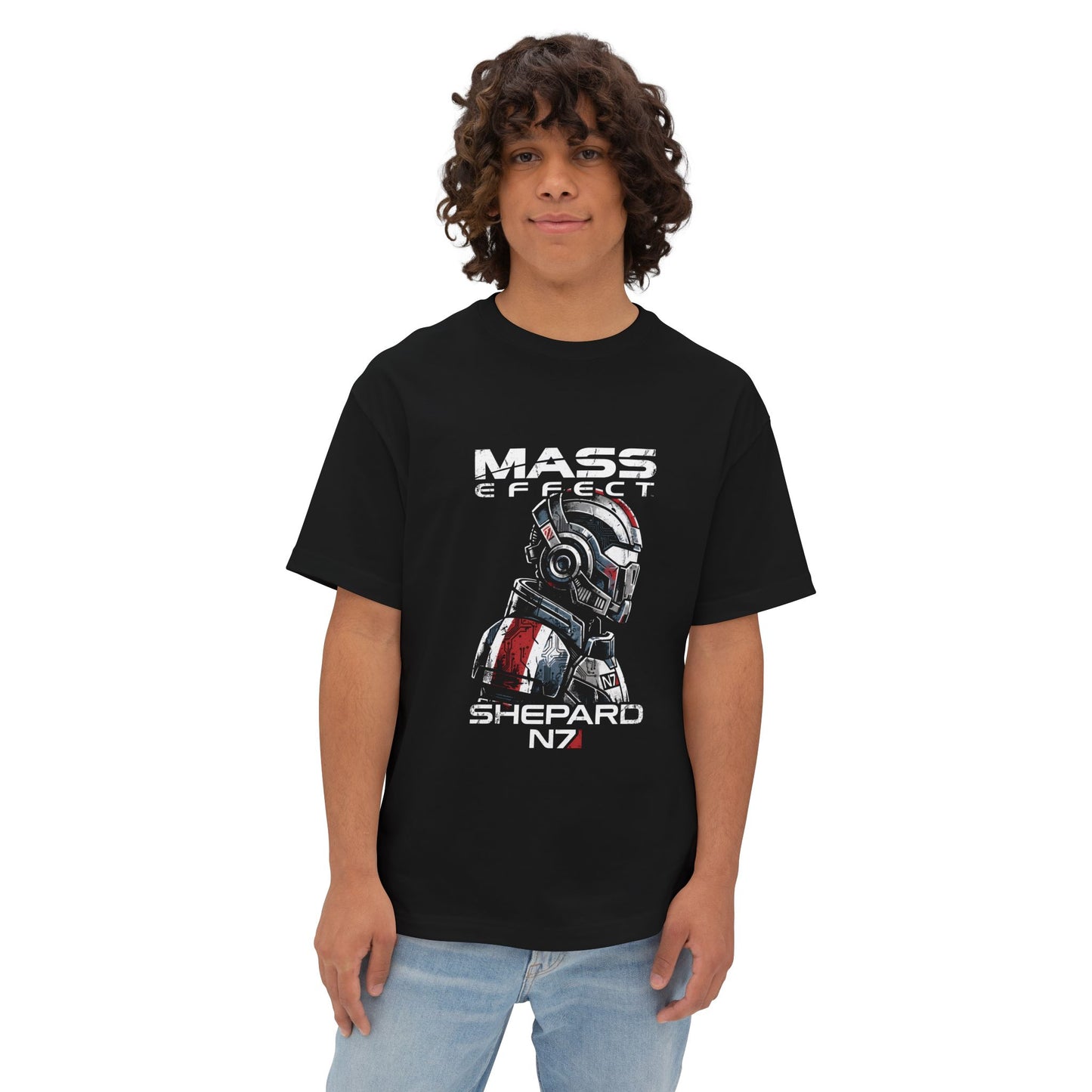 Commander Shepard Legendary Spectre Hero of the Citadel Mass Effect Premium Oversized Unisex T-Shirt