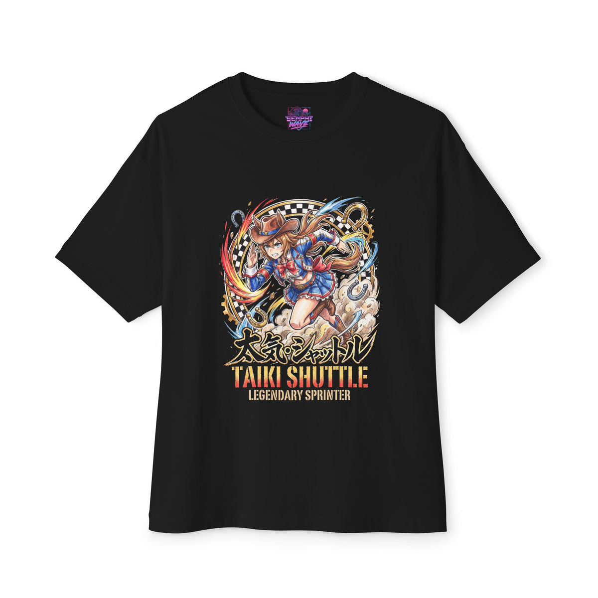 Umamusume Taiki Shuttle Legendary Sprinter Fan Art Oversized T-Shirt