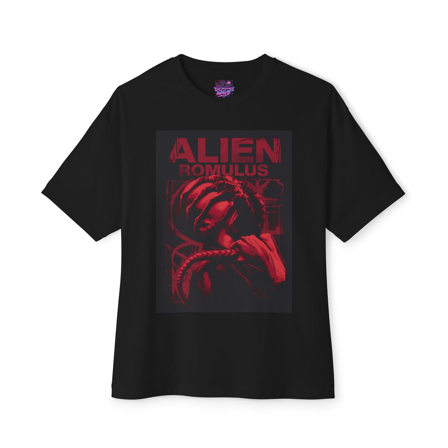 Alien Romulus: Facehugger Offspring Horror Premium Oversized Unisex T-Shirt