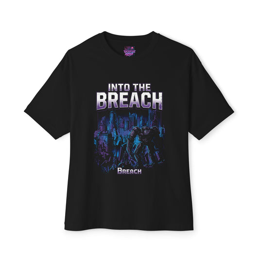 Into the Breach Mech Squad Gaming Graphic Oversized Tee