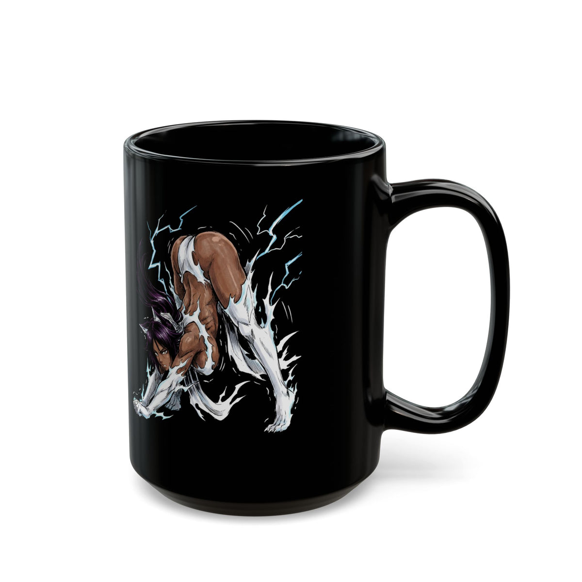 Bleach Yoruichi Shihouin Flash Goddess Martial Arts Master Black Mug