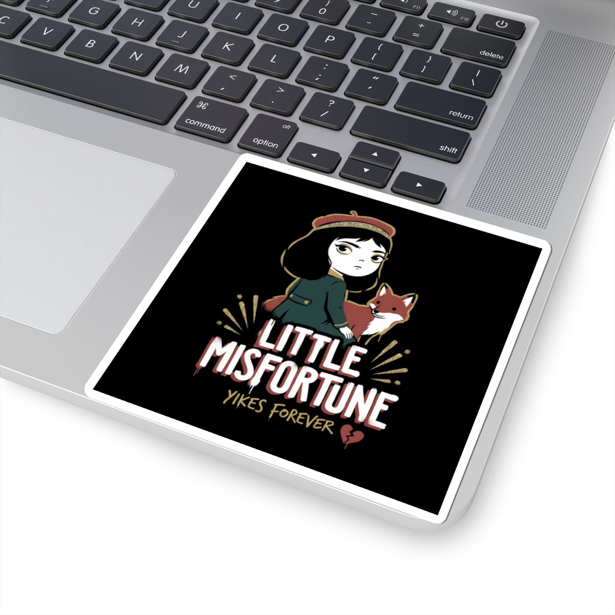 Little Misfortune Fox Friend Logo Sticker