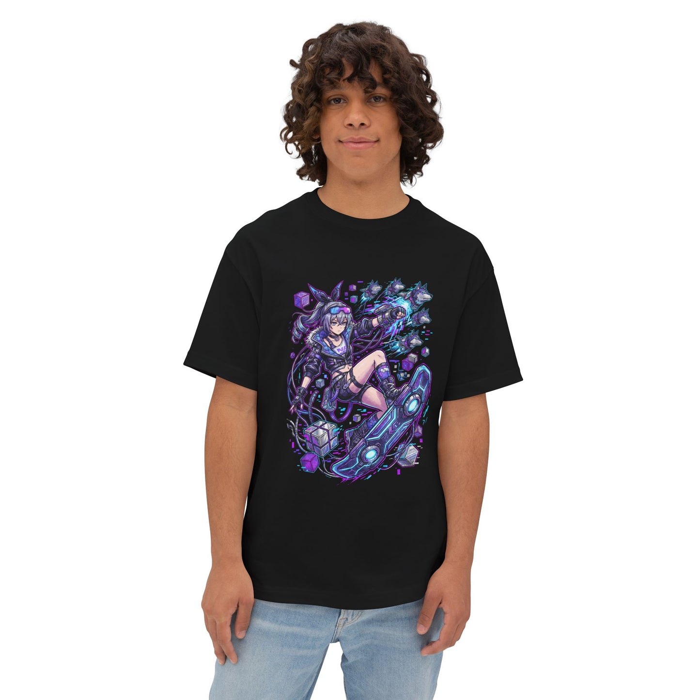 Silver Wolf Honkai Star Rail: Stellaron Hunter Hacker Premium Oversized Unisex T-Shirt