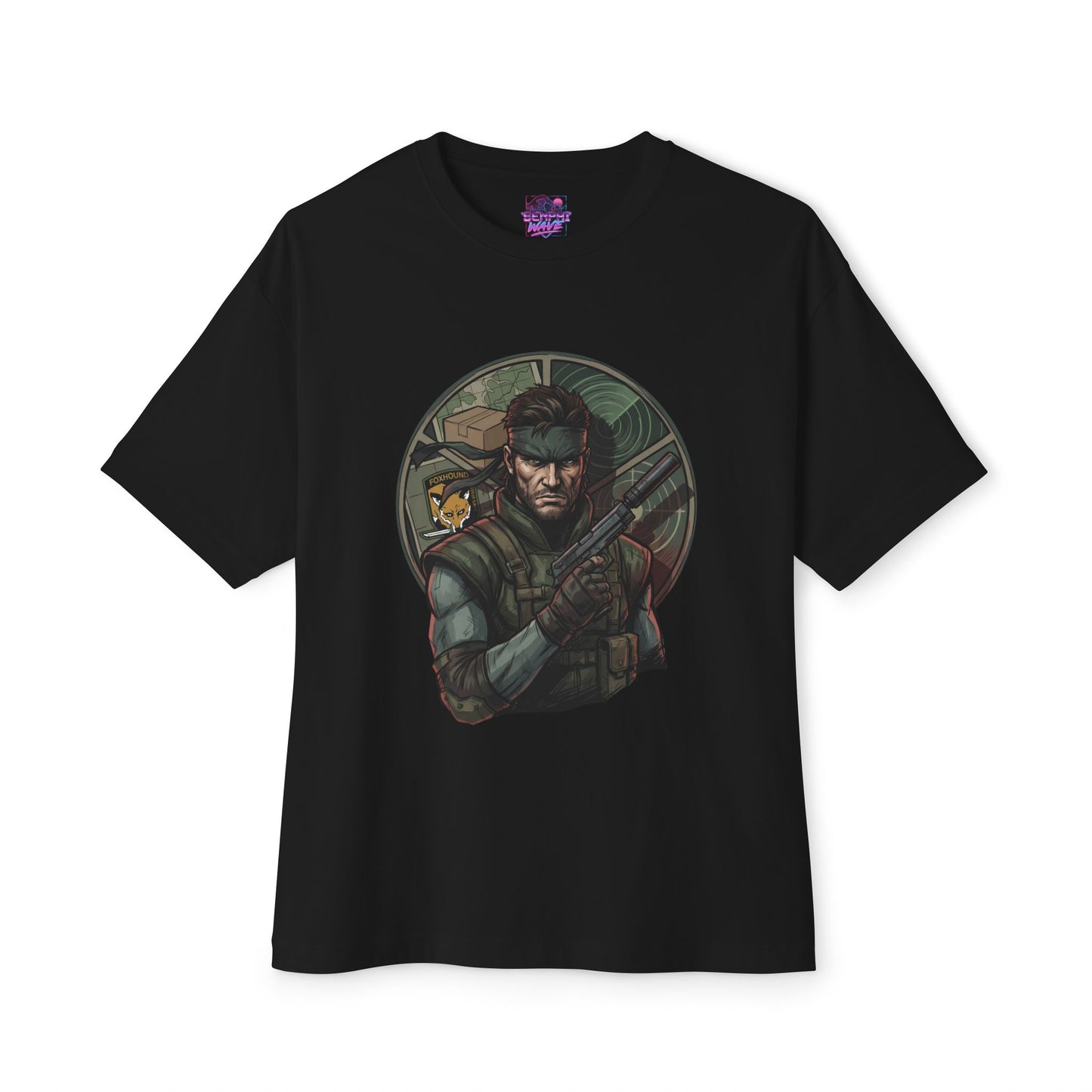 Solid Snake Metal Gear Solid: Legendary Stealth Operative Premium Oversized Unisex T-Shirt