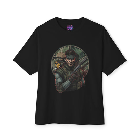 Solid Snake Metal Gear Solid: Legendary Stealth Operative Premium Oversized Unisex T-Shirt