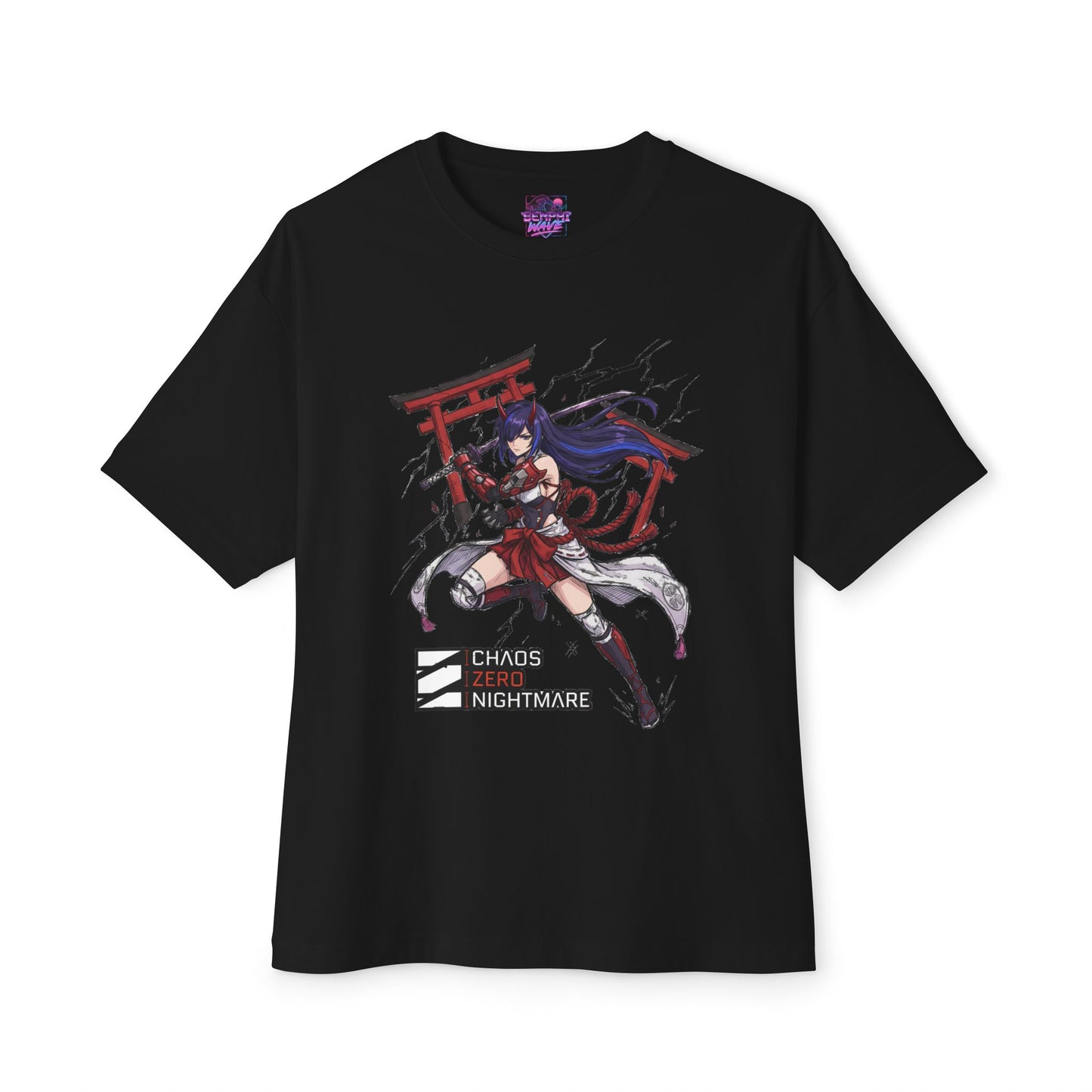 Chizuru: Shadow of the Moon Sword – Chaos Zero Nightmare Premium Oversized Unisex T-Shirt