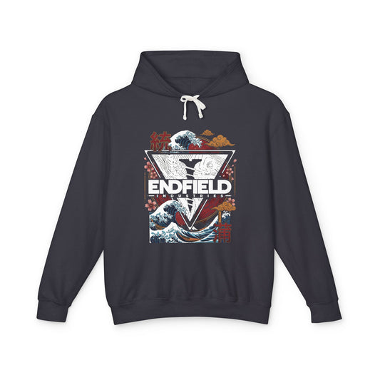 Endfield The Factory Must Grow Arknights Meme Design Retro Factory Growth Infinite Run Unisex Premium Hoodie
