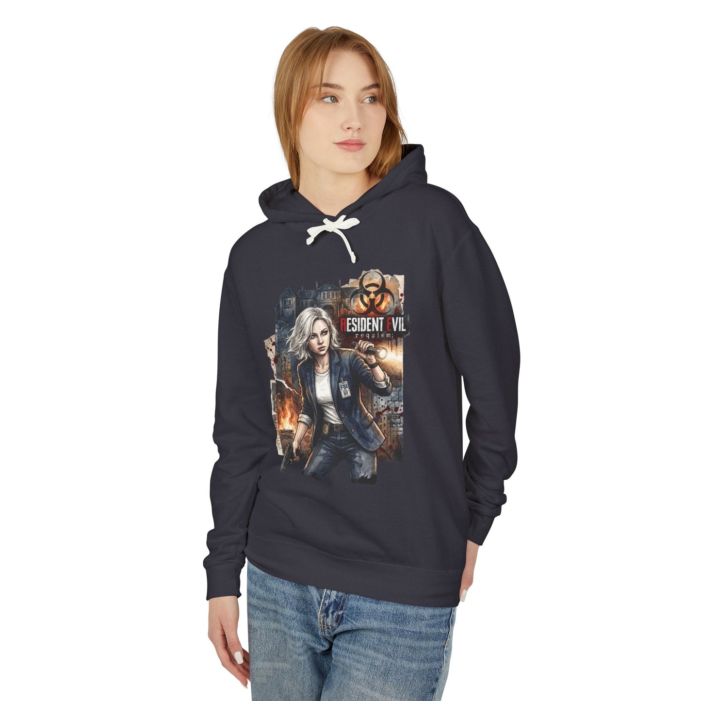 Resident Evil Requiem Grace Ashcroft Unisex Premium Hoodie
