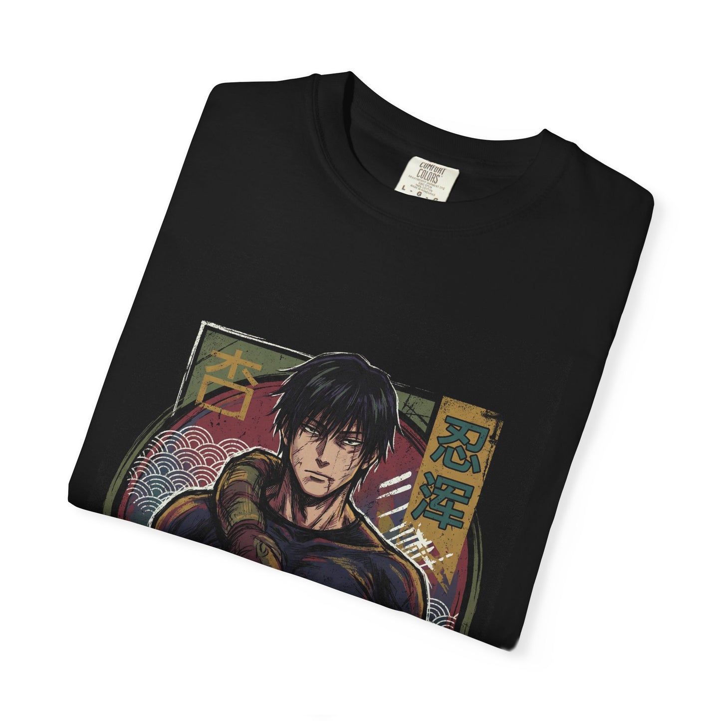 Toji Fushiguro JJK Scarred Face Muscular Build Portrait Premium T-Shirt