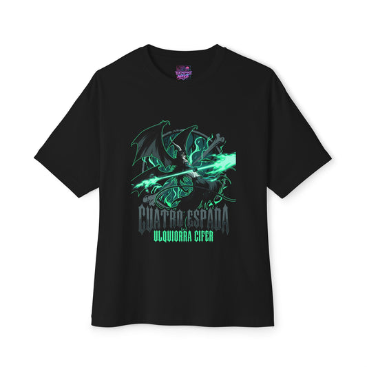 Bleach Ulquiorra: Green Slitted Eyes Icon Premium Oversized Unisex T-Shirt