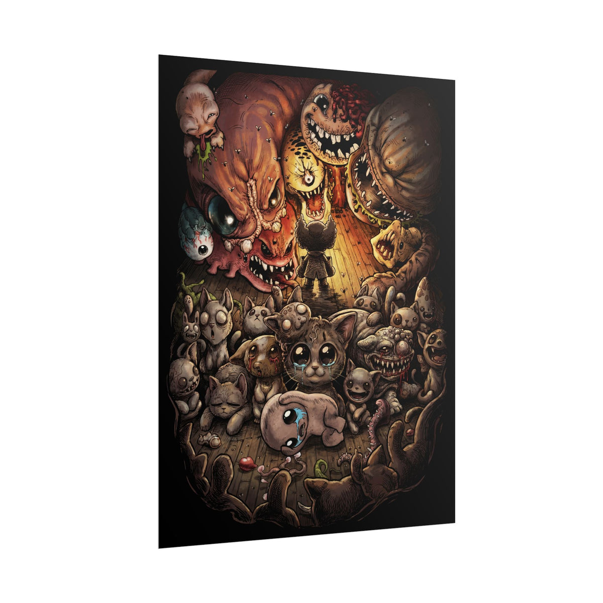 Mewgenics Isaac Easter Egg Catapocalypse Poster
