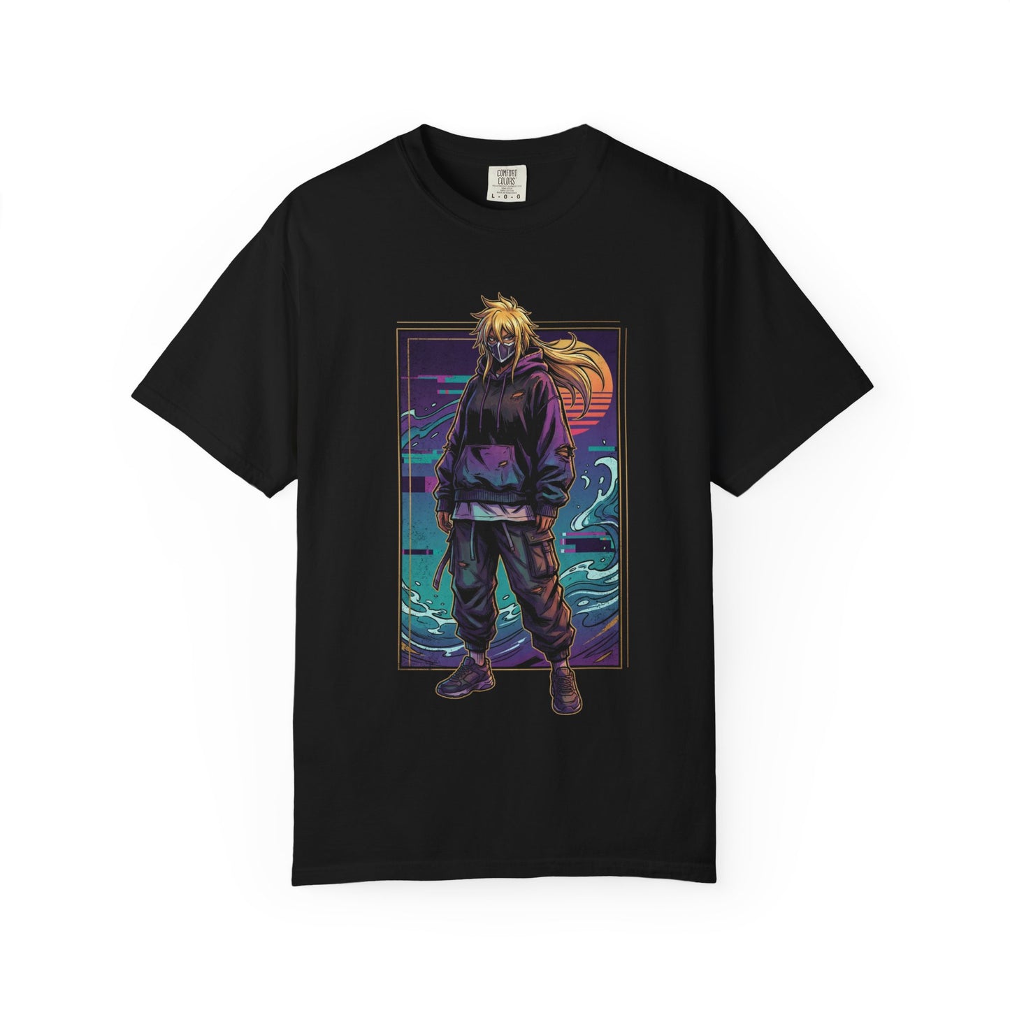 Bleach Harribel Blonde Hair Hollow Mask Remnant Art Premium T-Shirt