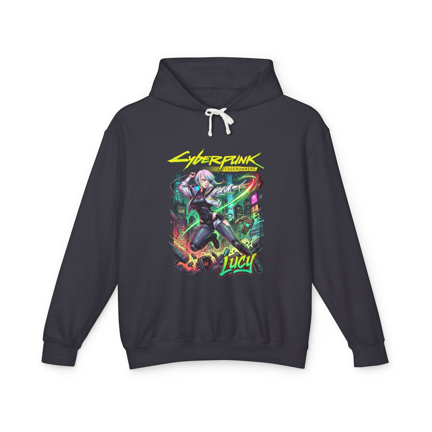 Cyberpunk Edgerunners Lucy Monowire Quickhack Combat Design Unisex Premium Hoodie
